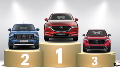 Thị trường ô tô Việt Nam tháng 2/2025: Phân khúc Crossover - Mazda CX-5 không có đối thủ